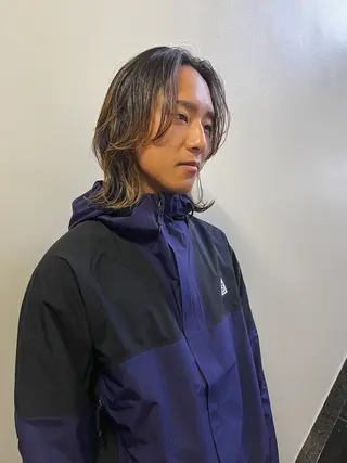 ミディアム カラー メンズ 🔹YUTA🔹 メンズパーマのヘアスタイル