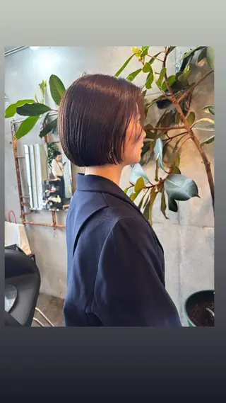ショート カラー 大林 エリコのヘアスタイル