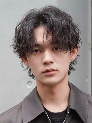 パーマ メンズ 原宿 無料カット fifth イノウエのヘアスタイル