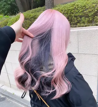 ロング カラー ヘアアレンジ メンズ ブリーチ博士 MASATOのヘアスタイル
