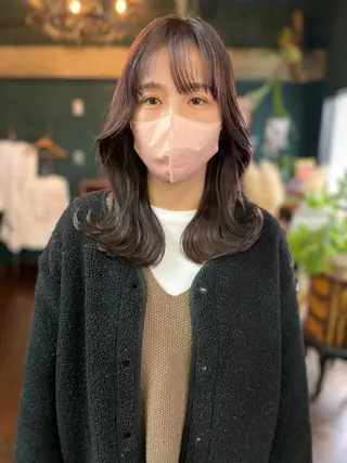 セミロング vivre libreのヘアスタイル
