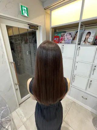 ロング 中顔面短縮 顔まわり新田大翔のヘアスタイル