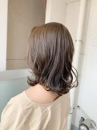 ミディアム カラー 古田 昂也のヘアスタイル