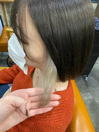ミディアム 美髪ヘア 🤍erikaのヘアスタイル