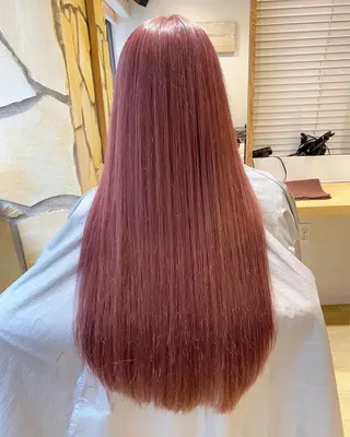 ロング カラー kawabe maikoのヘアスタイル
