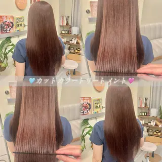 ロング カラー 髪質改善/縮毛矯正 艶髪🔥高杉のヘアスタイル