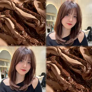 カラー saki /レイヤー / 髪質改善のヘアスタイル