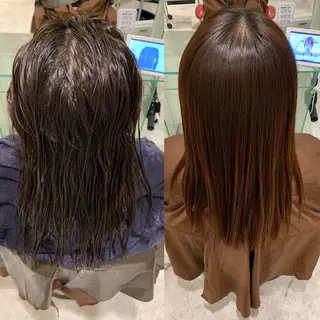 ロング 縮毛矯正/髪質改善 EARTH髙橋のヘアスタイル