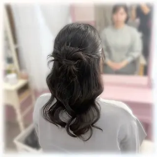 ヘアアレンジ ヘアセット 🤍AIRA🤍のヘアスタイル