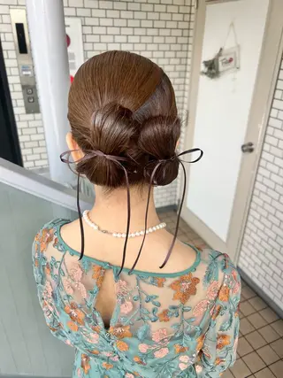 ヘアアレンジ 大人可愛いヘアメイク 💋🧚‍♀️しずかのヘアスタイル
