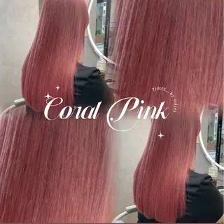 カラー 博多/ ブリーチ/暖色/色味のヘアスタイル