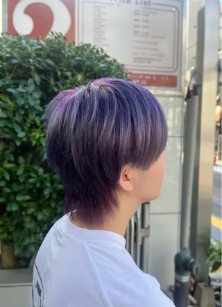 メンズ 韓国レイヤー ☁️🫧森ハリス誠一のヘアスタイル