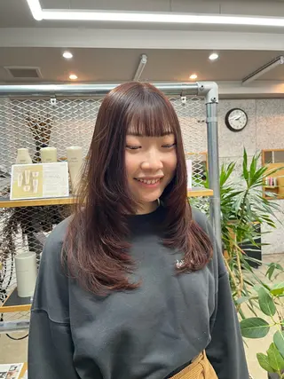 ロング カラー LOBBY HIMERIのヘアスタイル