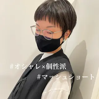 ショート カラー 北九州美容室 🕊️わかな✂︎のヘアスタイル