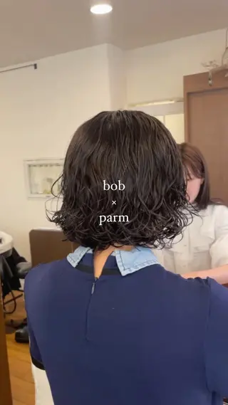ミディアム パーマ ヘアアレンジ 加藤あいり／大人 可愛いモテカラー♡のヘアスタイル