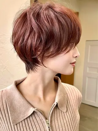 ショート カラー ⭐️銀座/ショート/ 艶カラー/りょうがのヘアスタイル