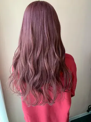 ロング カラー hub hair レイヤー/透明感のヘアスタイル