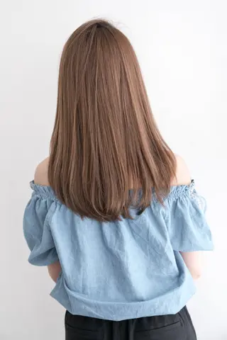 ロング カラー 訪問美容ウィッグ のお店　つむぎのヘアスタイル