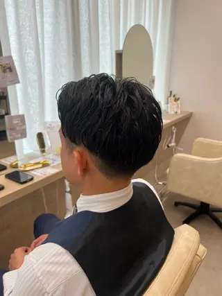 メンズ 山下 稚葉 艶髪/透明感カラーのヘアスタイル