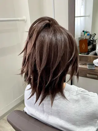 ミディアム カラー パーマ ヘアアレンジ メンズ キッズ シェアサロン〜糸ito〜所属・Hiro ヒロのヘアスタイル