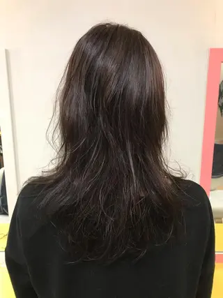 ロング カラー パーマ 横田 尚登のヘアスタイル