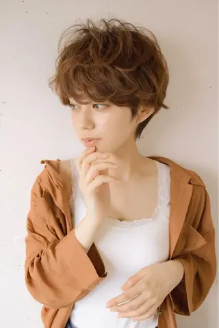 ショート パーマ タカハシ ショウタのヘアスタイル