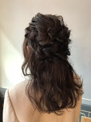 ロング ヘアアレンジ レイヤーカット✂️ 横浜No1♡下鳥翔子のヘアスタイル