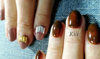 ネイル kiii.__ ✴︎*のネイルデザイン