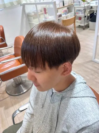 ショート カラー メンズ モデル募集 セイノチヒロのヘアスタイル