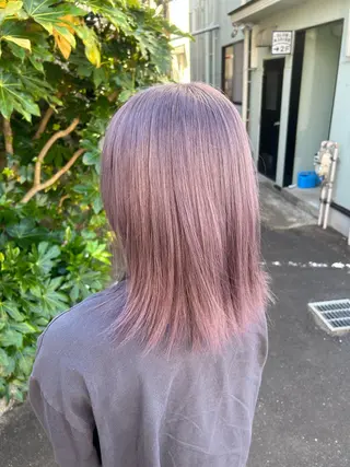 カラー ダブルスキルエクステ /羽エクステ白石宇由のヘアスタイル