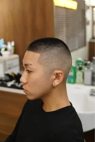 ショート メンズ 竹内　スキンフェード 吉祥寺BARBERのヘアスタイル