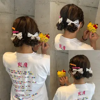 ロング ヘアアレンジ 美髪× ヘアセット✨Araiのヘアスタイル