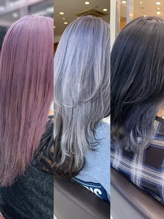 セミロング wil西宮レイヤー 西村徹のヘアスタイル