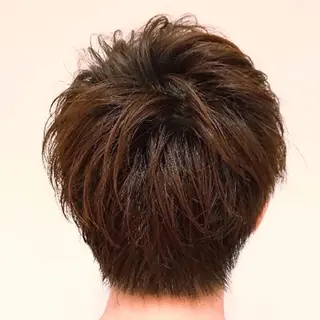メンズ カラー パーマ ブリーチ/ヘアケア/ 艶髪/イギチハルのヘアスタイル