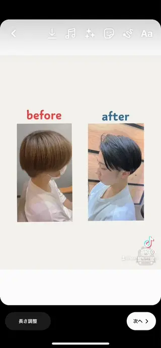 メンズ 久木原 ゆりのヘアスタイル