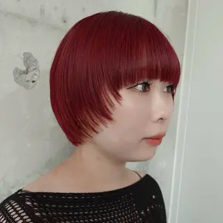 ショート カラー ヘアアレンジ 🌐サトウ リョウ🌐のヘアスタイル
