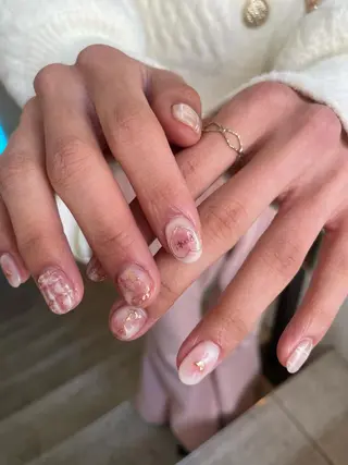 ネイル 【淡色color/ nail】maikoのネイルデザイン