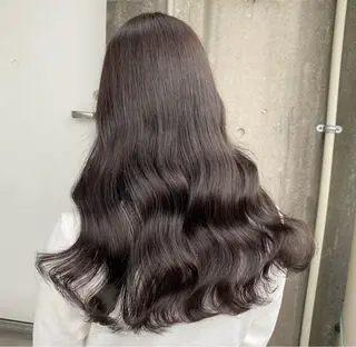 ロング カラー 𓏸レイヤー髪質改善 透けカラーカノン🫧のヘアスタイル