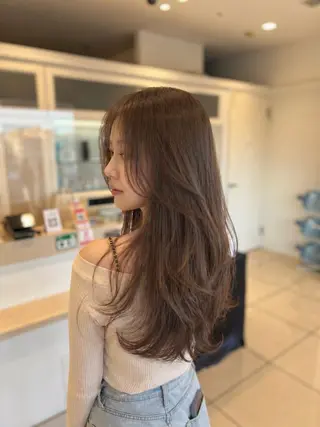 ロング カラー 金子 直樹のヘアスタイル