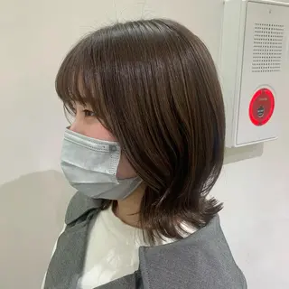 ミディアム デジタルパーマ🫧 韓国風ヘア🫧サクラのヘアスタイル