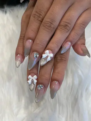 ロング Nobody_ Mikieのネイルデザイン