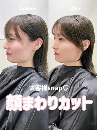 ロング カラー 岩田菜央 《武蔵小杉》のヘアスタイル