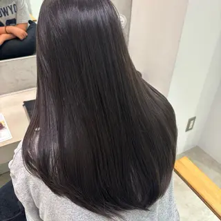 ロング カミヤ ミウのヘアスタイル