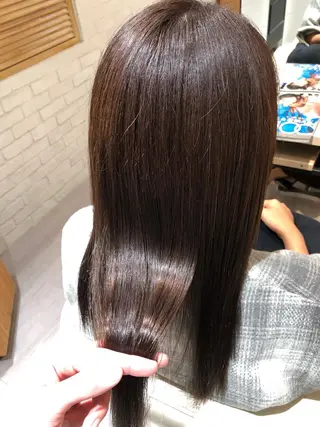 ミディアム カラー 金子 富士のヘアスタイル