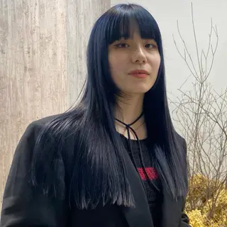 ロング 木村 夢のヘアスタイル