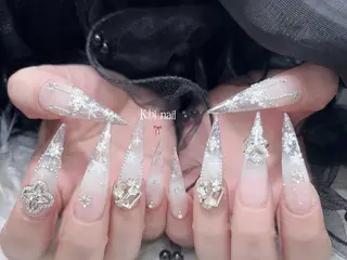 ネイル K.bi_nail ネイル長さ出し専門店のネイルデザイン