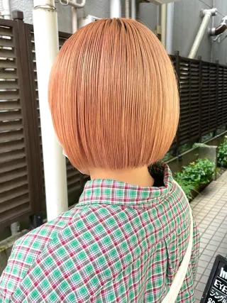 ショート カラー 銀座No.1髪質改善 縮毛矯正/本木のヘアスタイル