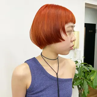 ショート カラー No1韓国風レイヤー &カチモリ✨ /サキのヘアスタイル