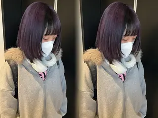 ミディアム ayaka🫧 梅田ダブルカラーのヘアスタイル