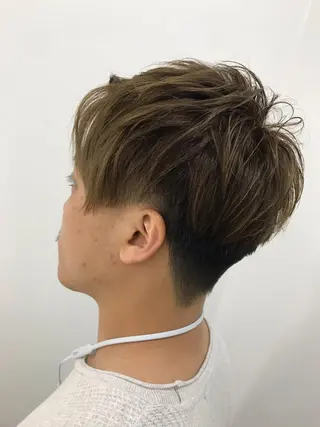 ショート カラー メンズ Rayt hair レイトヘアーのヘアスタイル